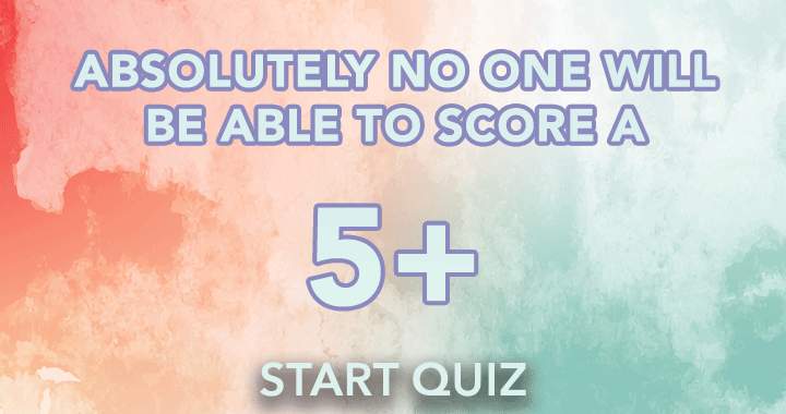 Banner for No one will achieve a score of 5 or higher.