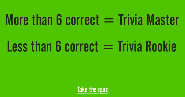 Are you a beginner or an expert in trivia?