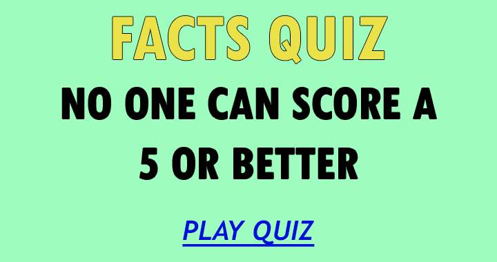 Banner for Give me an alternative sentence for 'Facts Quiz' without providing any additional context or prompts.