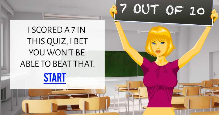 Banner for Most people will not score 7 out of 10.