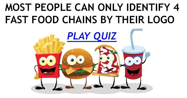 Banner for Most individuals are familiar with all these fast food establishments, yet struggle to recognize their logos.