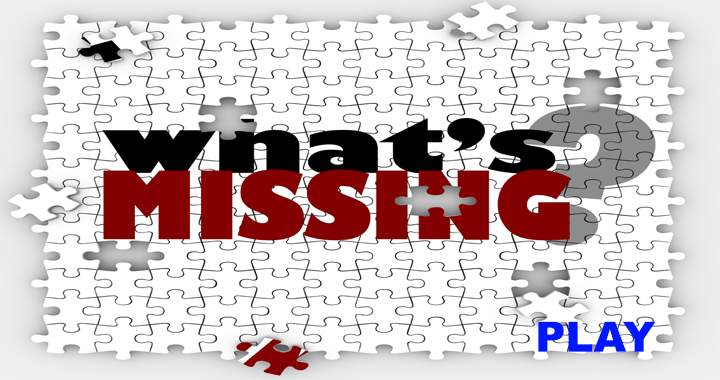 Banner for Which word is missing?
