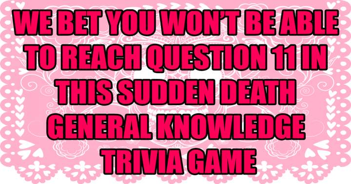 Banner for You won't reach question 11, no chance.
