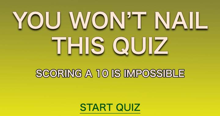 Banner for You will fail this quiz!