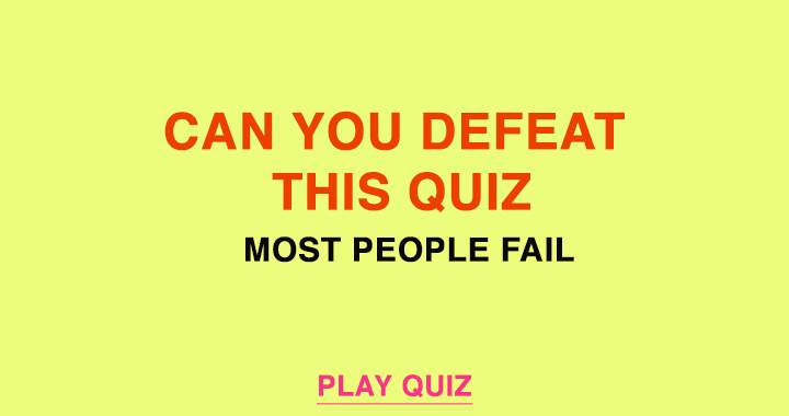 Banner for Can you emerge victorious from this quiz?