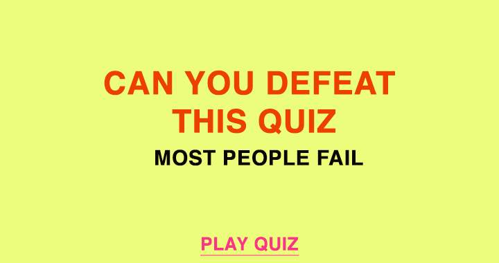 Can you emerge victorious from this quiz?