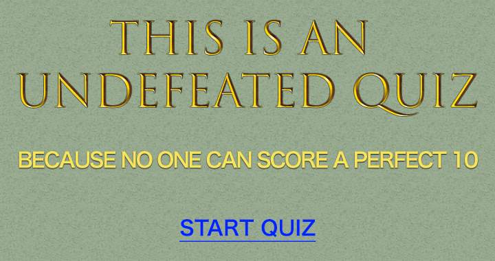 Banner for Could you overcome this one?