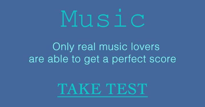 Banner for Do you consider yourself a genuine music enthusiast?