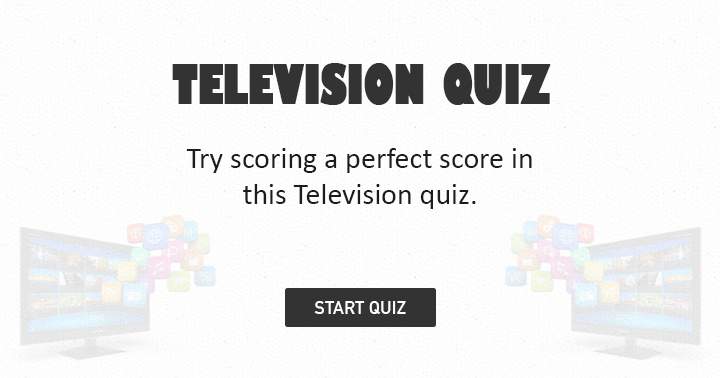 Banner for Quiz on television.