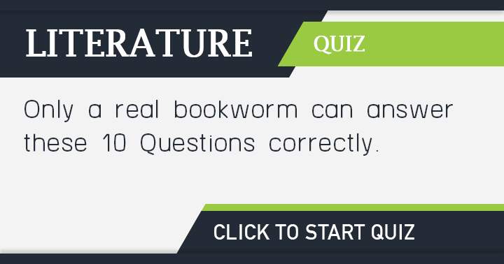 Banner for Quiz on literature.