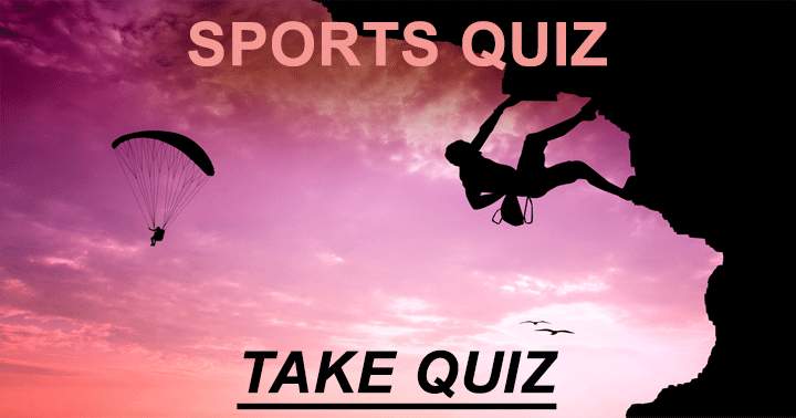 Banner for Quiz on sports.