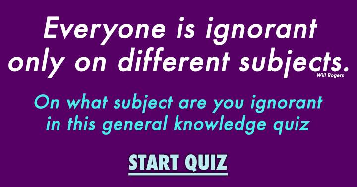 Banner for People have knowledge gaps in various areas.