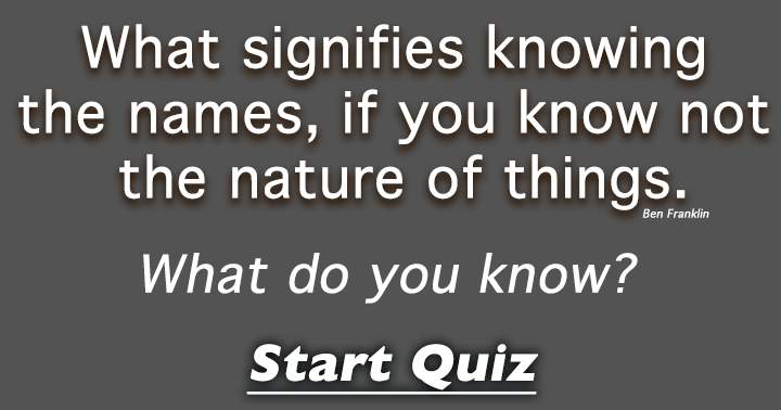 Banner for An understanding of various information.