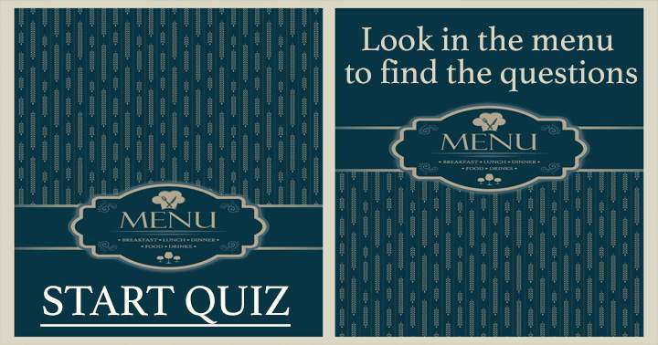 Banner for Quiz on Food and Beverages