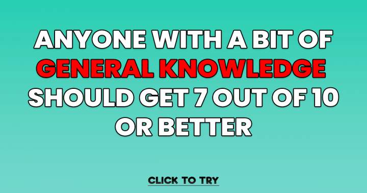 Quiz on General Knowledge