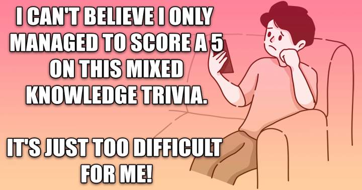 Banner for Trivia Quiz with a blend of different topics.