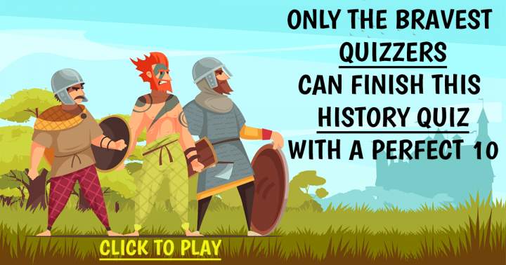 Banner for History Quiz that poses a challenge