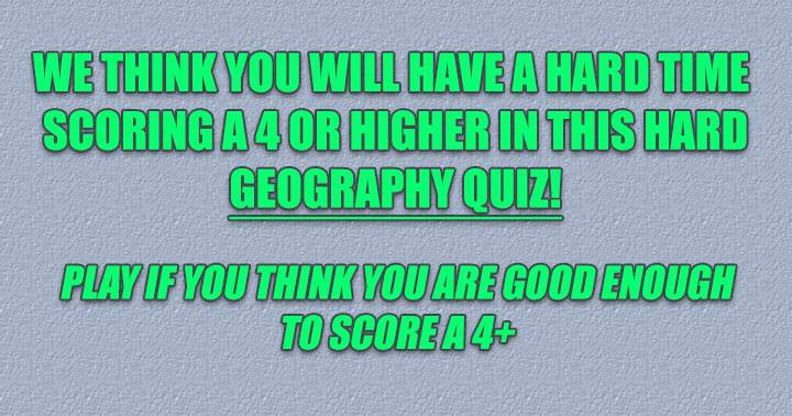 Banner for 'Quiz on Geography'