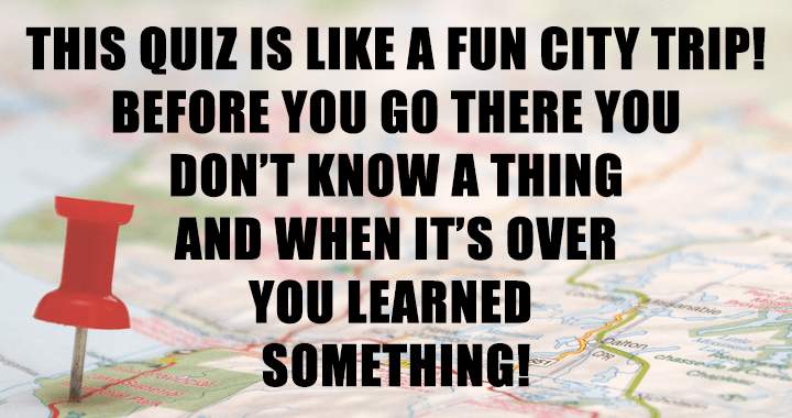 Banner for Are you sufficiently knowledgeable about cities to achieve a score of 5+?