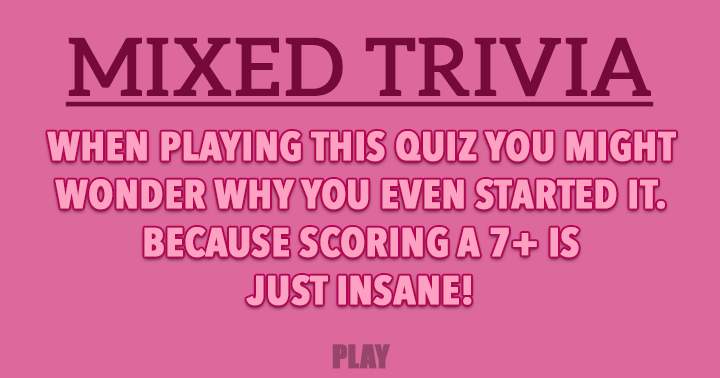 Banner for This quiz is absolutely insane, and we are warning you!