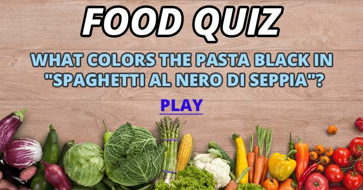 The 'Food Quiz'