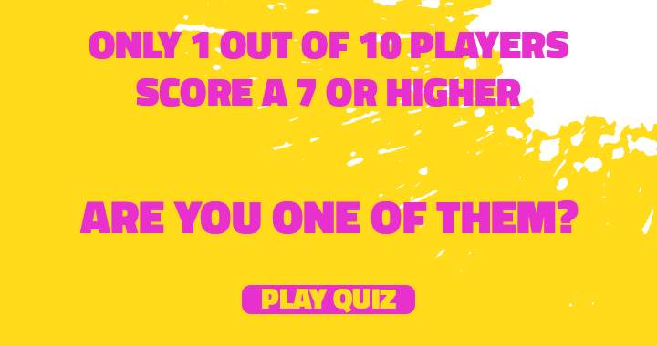 Banner for Are you the one in ten?