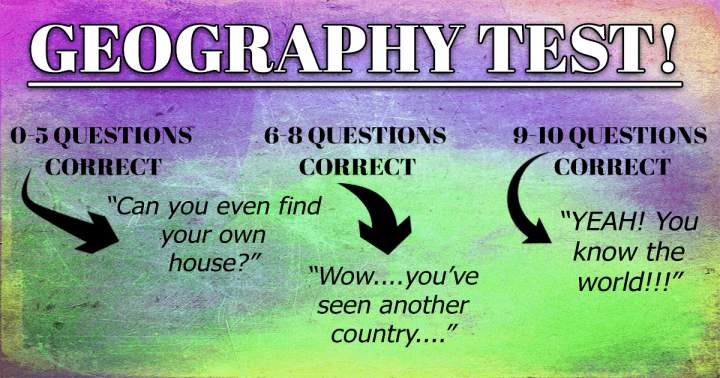 Banner for Test on geography