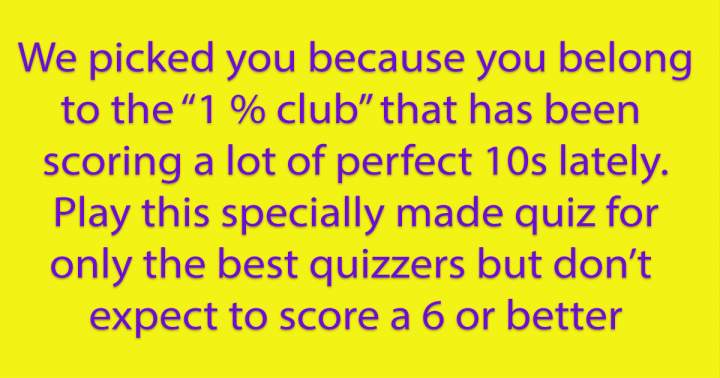 Banner for 'Trivia Quiz for 1% Club'