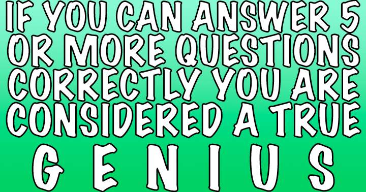 Do you consider yourself a genuine genius?