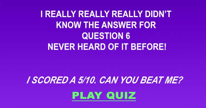 Quiz on General Knowledge