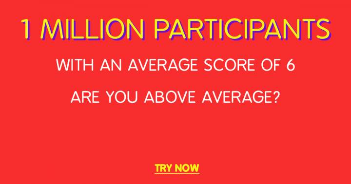 Can you outsmart the 1 million participants who have already taken this quiz?