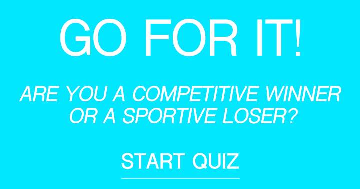 Do you consider yourself a winner or a loser?