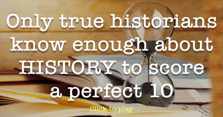 Banner for Historians' Quiz.