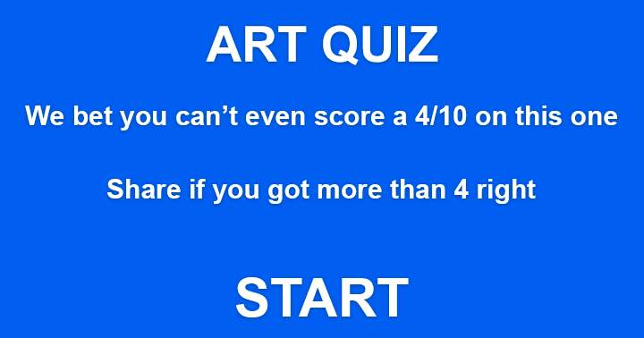 Banner for Quiz on Art