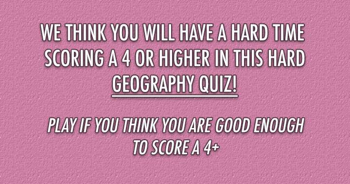 Banner for Quiz on Geography
