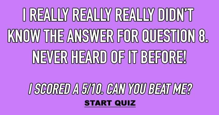 Trivia Quiz with a Mix of Questions