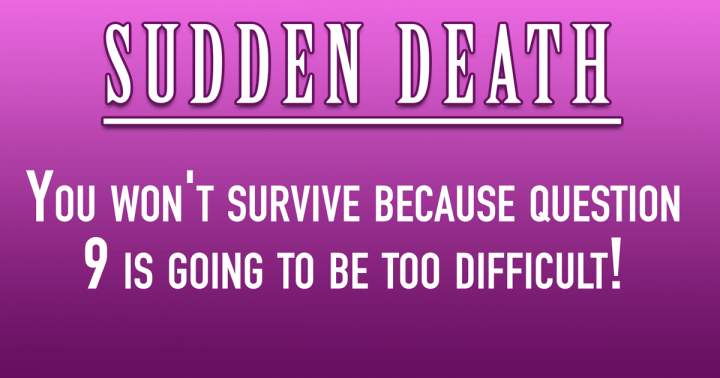 Banner for 'Quiz of Sudden Death'