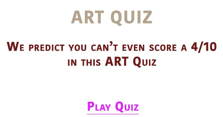 Quiz on Art