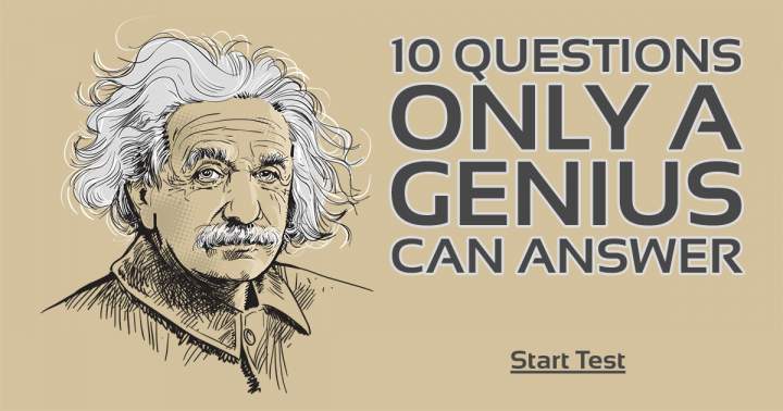 Banner for Do you consider yourself a genius?