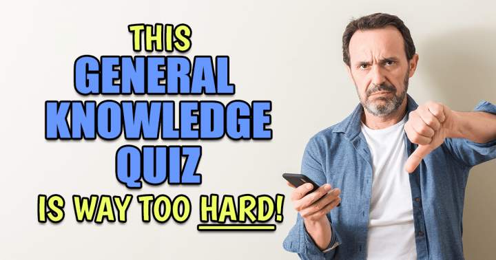 Challenging Knowledge Quiz