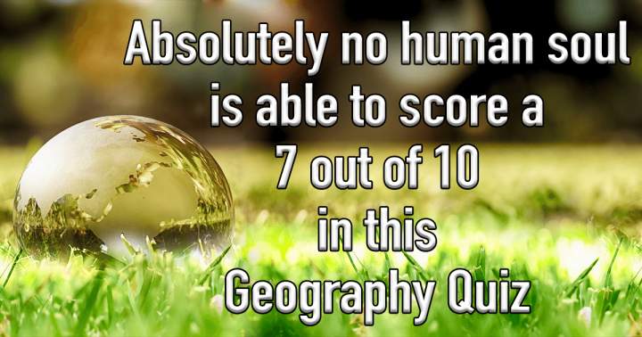 Banner for Geography Quiz that poses a challenge