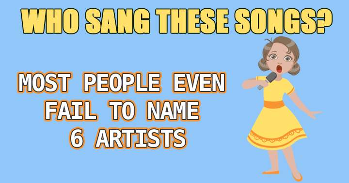 Banner for Can you name more than 4 of these artists?