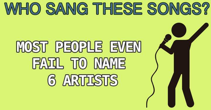 Banner for Can you list at least 6 artists?