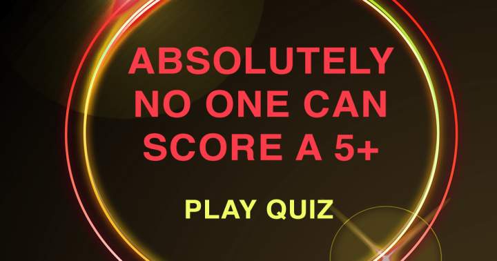 If you scored higher than an impossible 5, feel free to share.
