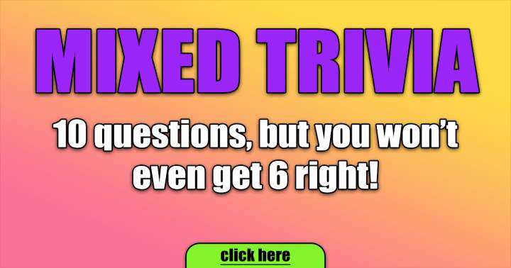 Quiz of Interesting Trivia