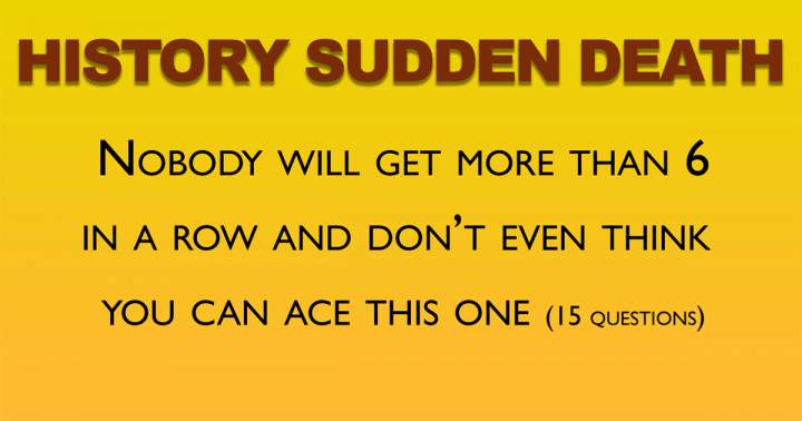 Banner for Quiz on Sudden Death in History