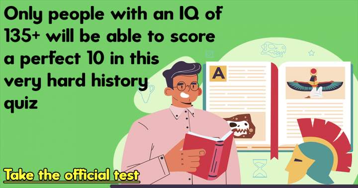Banner for History Knowledge Test with Difficult Questions