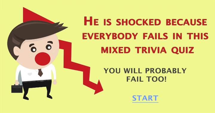 Banner for Trivia Quiz with a Mix of Questions