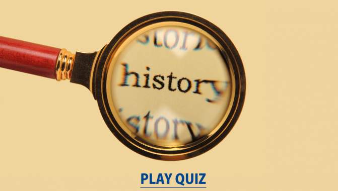 Banner for Pro's history quiz