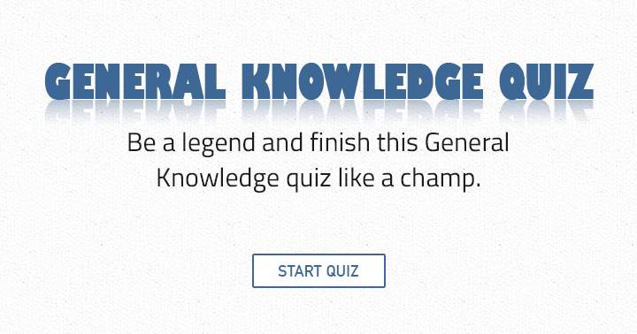 Only 1 out of every 10 people can score a 5 or better on this challenging general knowledge test.